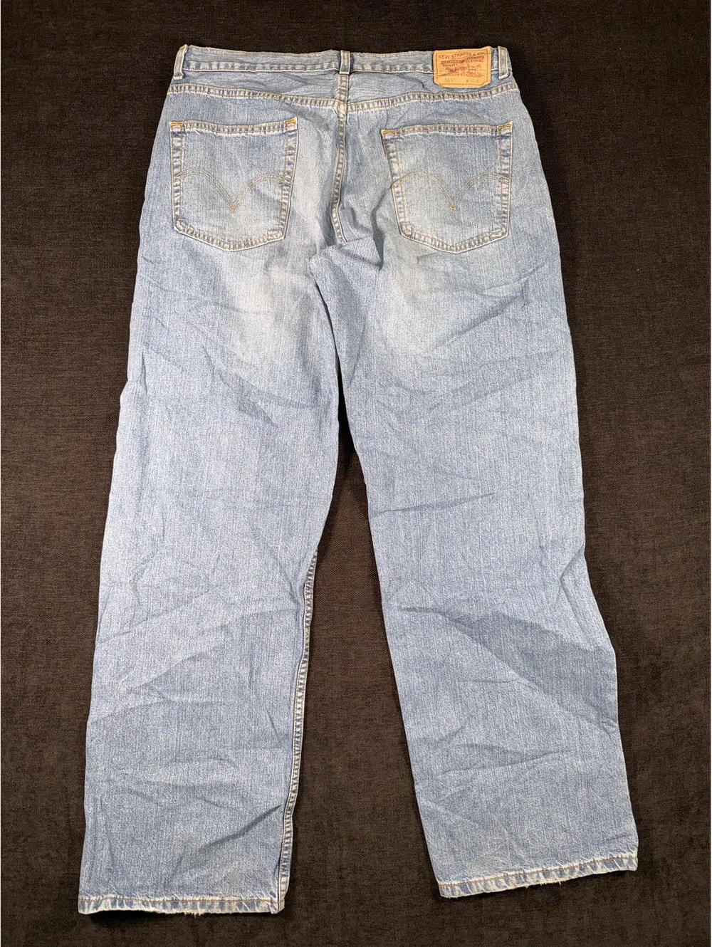 Levi's Loose Straight Light Wash Denim Jeans W36 L34